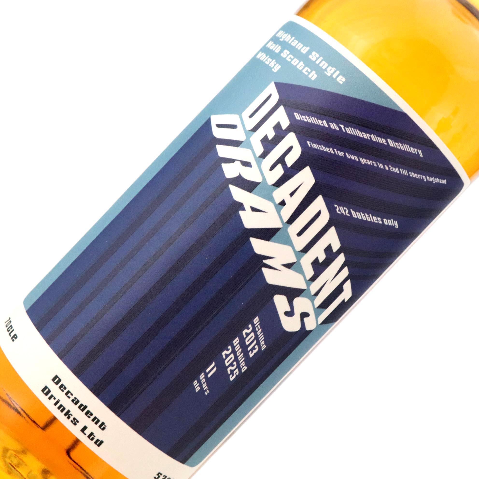 Decadent Drams Tullibardine 2013 11 Year Old