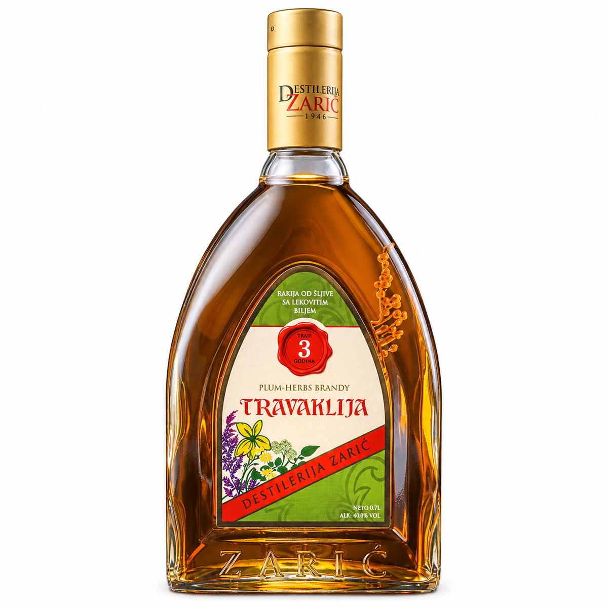 Distillery Zaric Travaklija Herbs Brandy