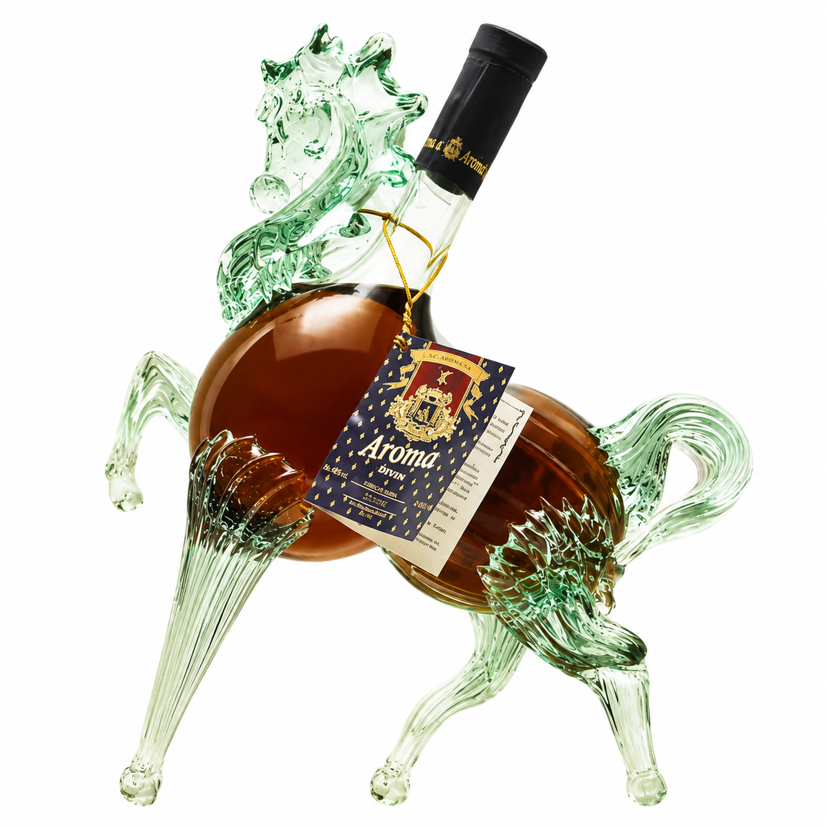 Divin Aroma Horse Glass Figurine 