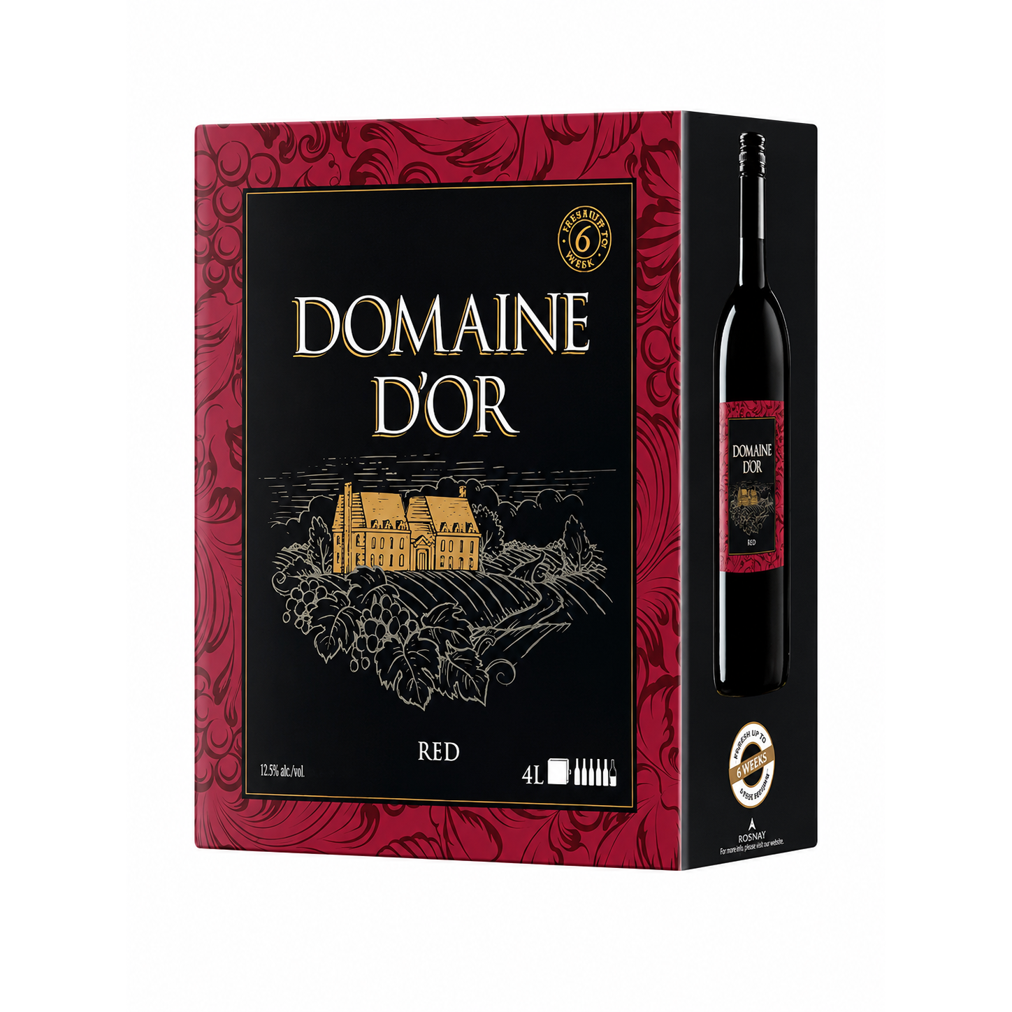 Domaine D'Or Red 4L Bag in Box