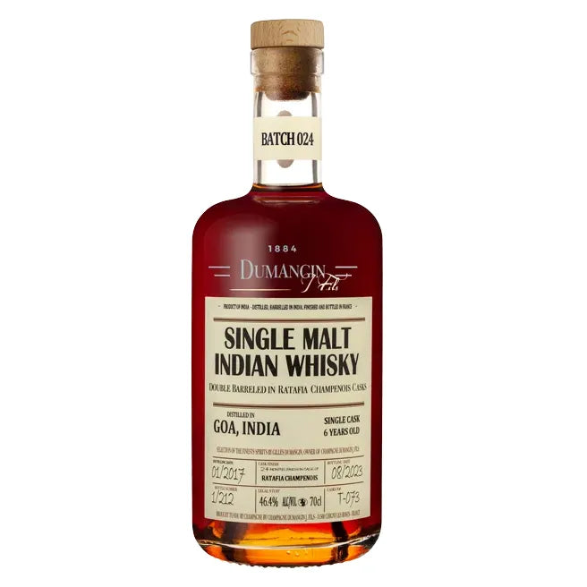 Dumangin Batch 024 Goa Indian Single Malt Whisky