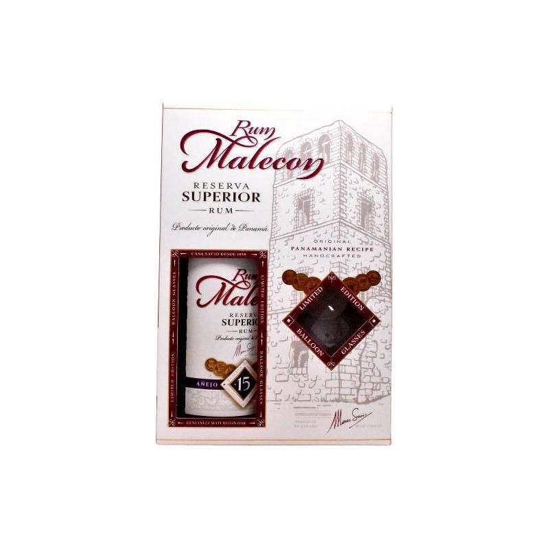 Malecon 15 Year Old Gift Pack 700ml