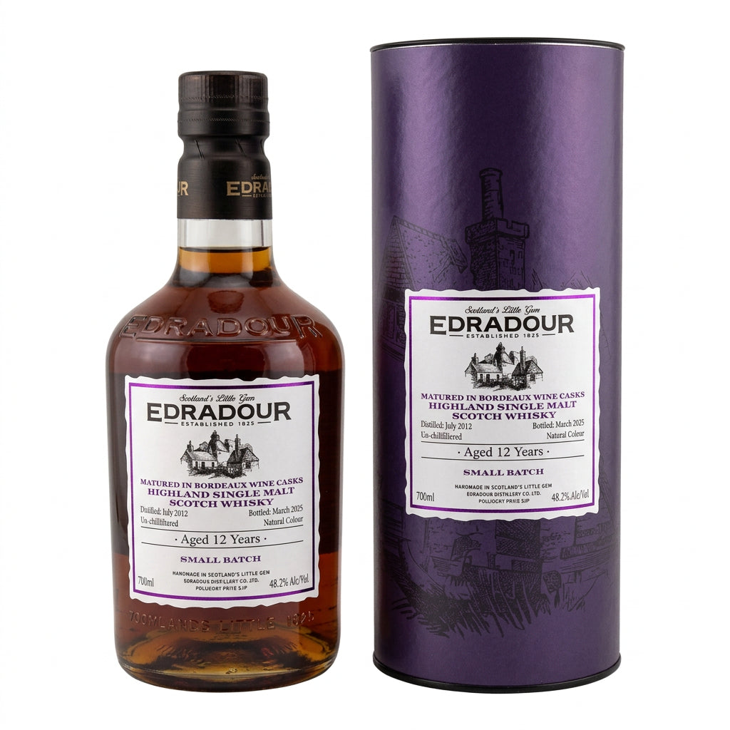 Edradour 12 Year Old 2012 Bordeaux Wine Cask Matured Small Batch