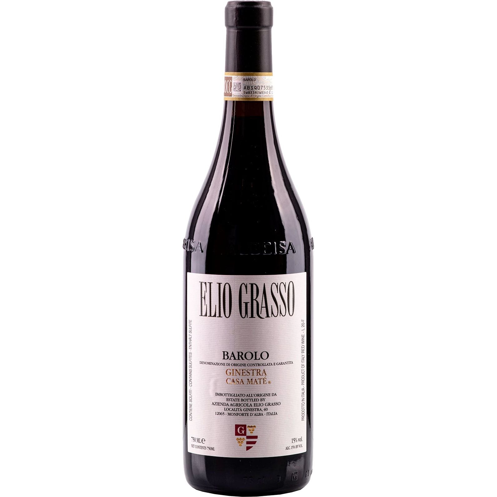 Elio Grasso Barolo Ginestra Casa Mate 1.5L Magnum