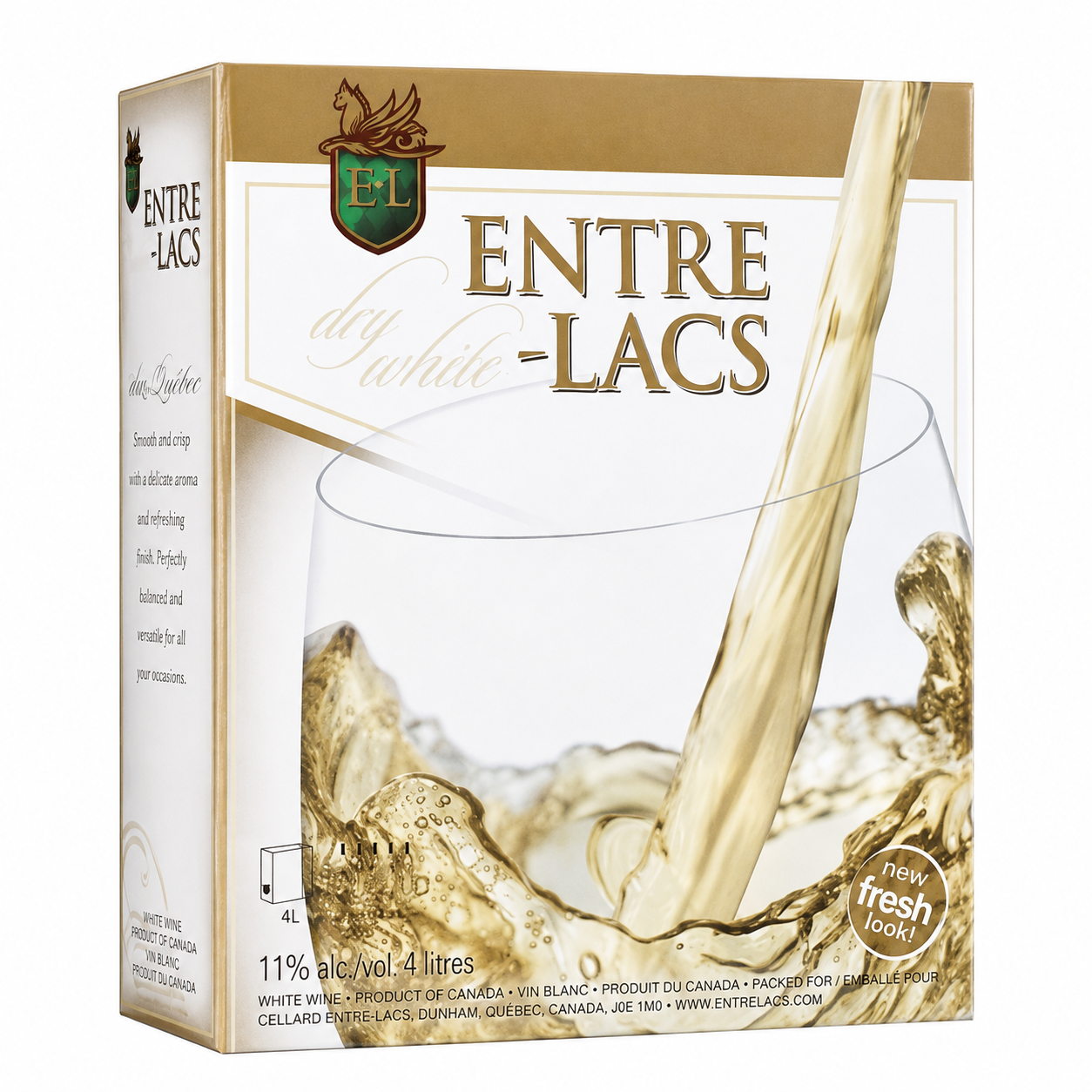 Entre Lacs Dry White 4L Bag in Box