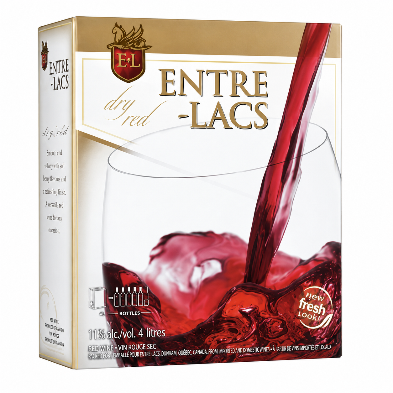 Entre Lacs Red 4L Bag in Box