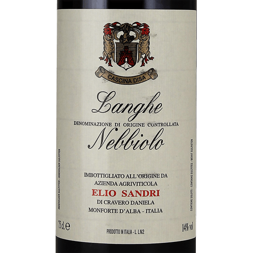 Elio Sandri Langhe Nebbiolo 2021 750ml