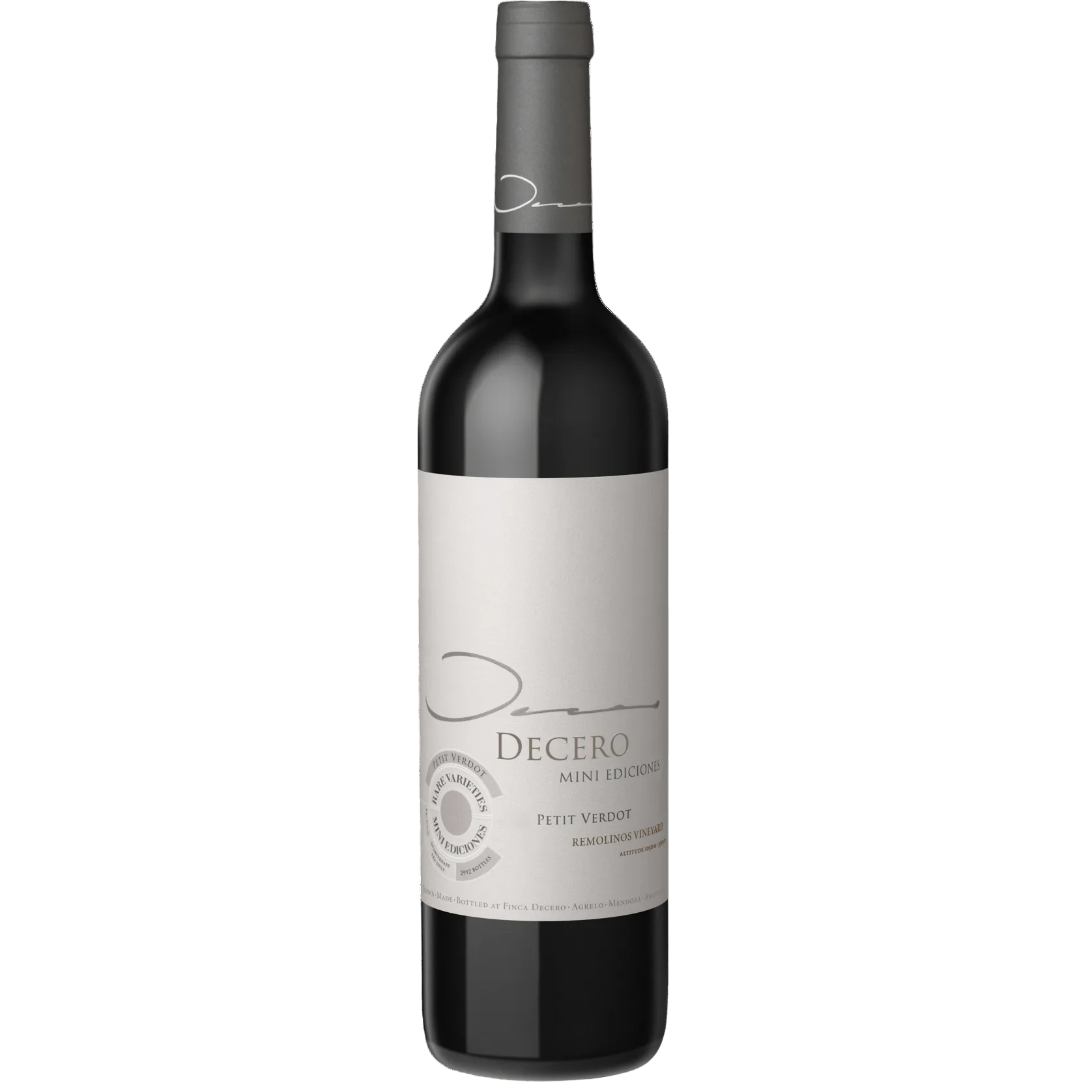 Finca Decero Remolinos Vineyard Mini Ediciones Petit Verdot