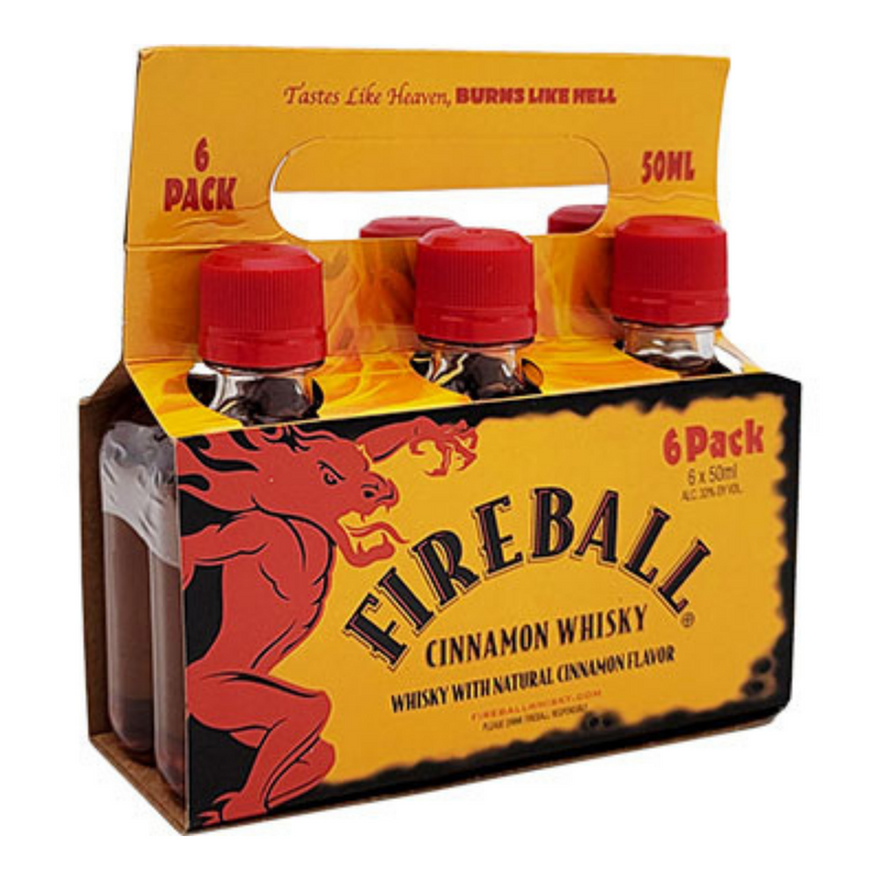 Fireball Cinnamon Whisky 6x50ml