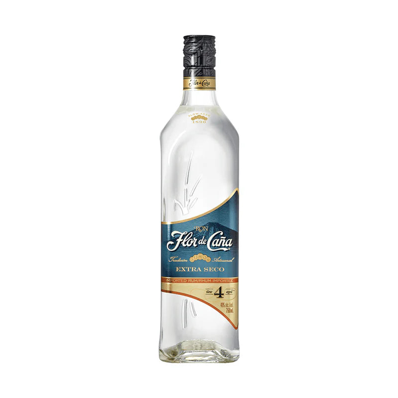 Flor de Cana Extra Dry Seco 4 Year Old White Rum
