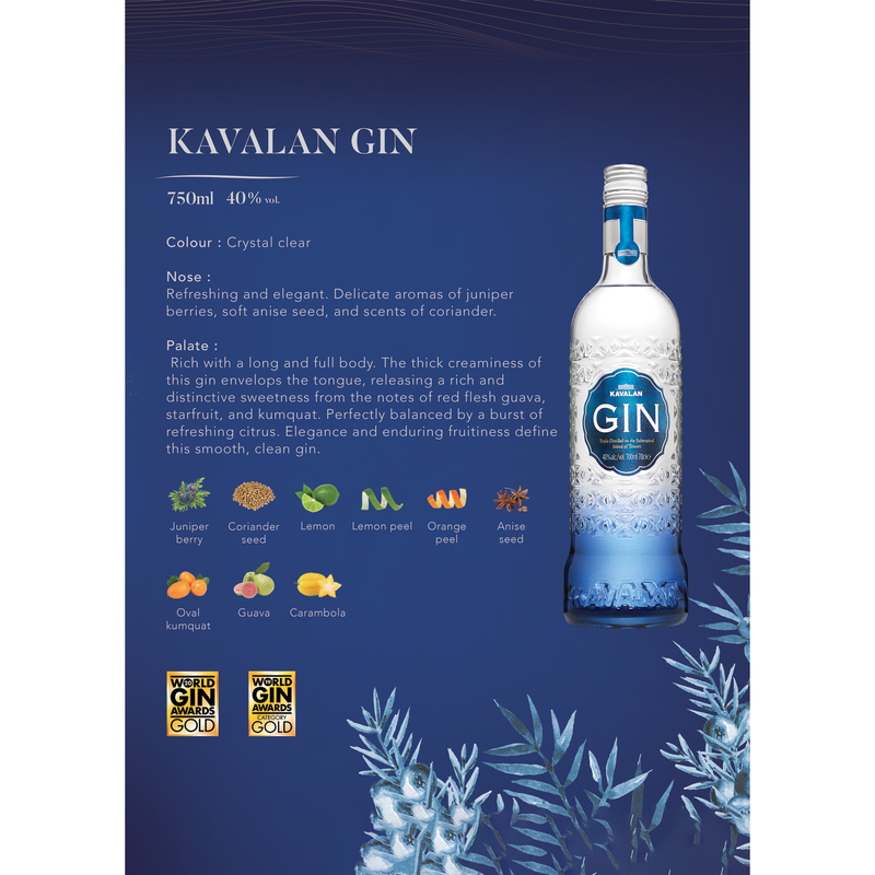 Kavalan Blended Gin 700ml