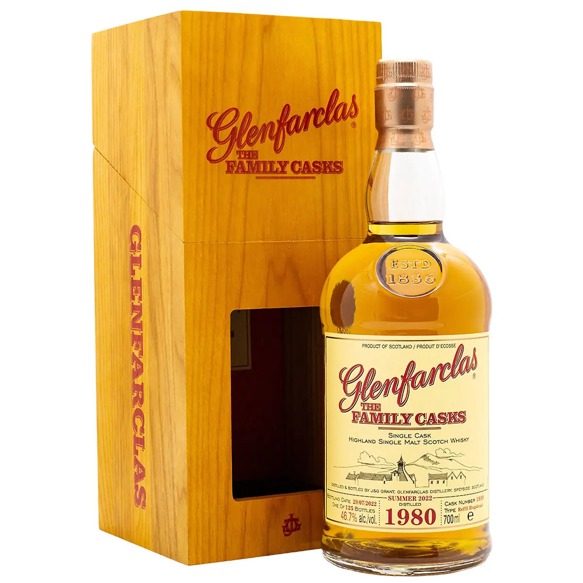 Glenfarclas Family Cask 1980 Summer 2022 46.7% 700ml