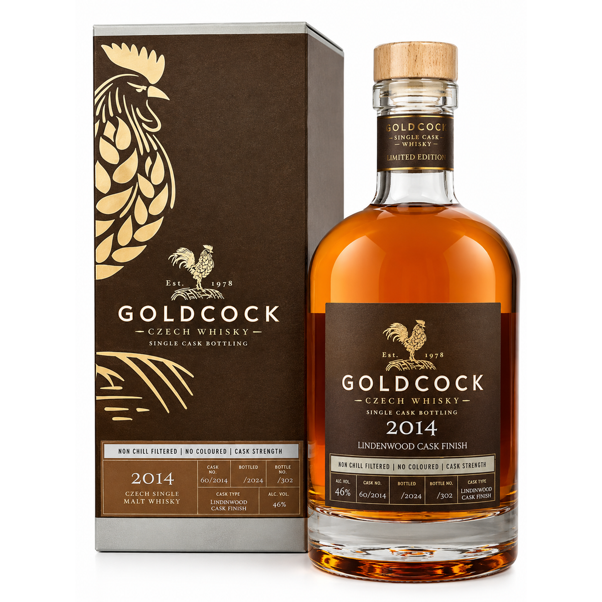 
Gold Cock Single Cask 2014 Single Malt Whisky
