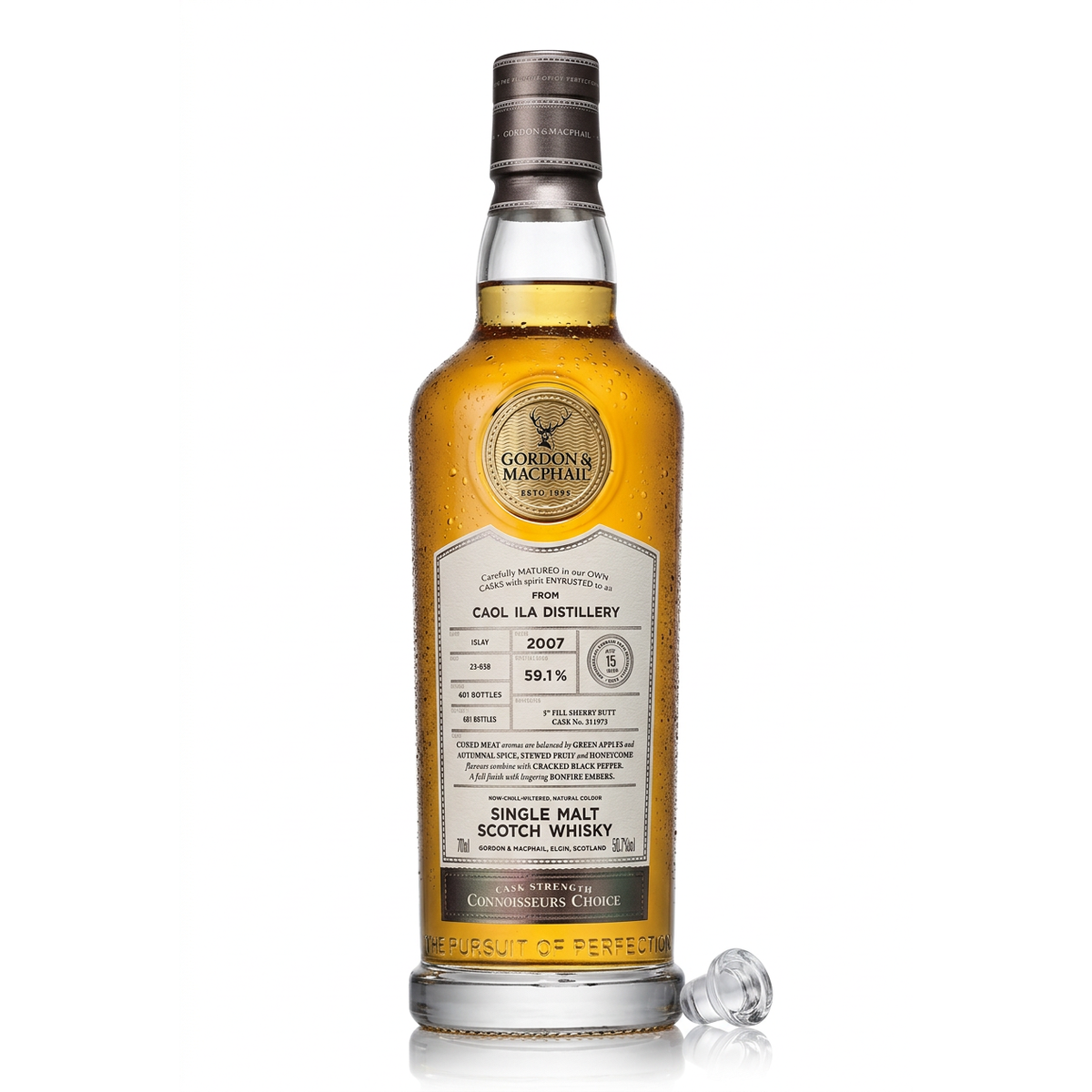 Gordon & MacPhail Connoisseurs Choice Caol Ila 2007 Cask #311966 Single Malt Scotch Whisky