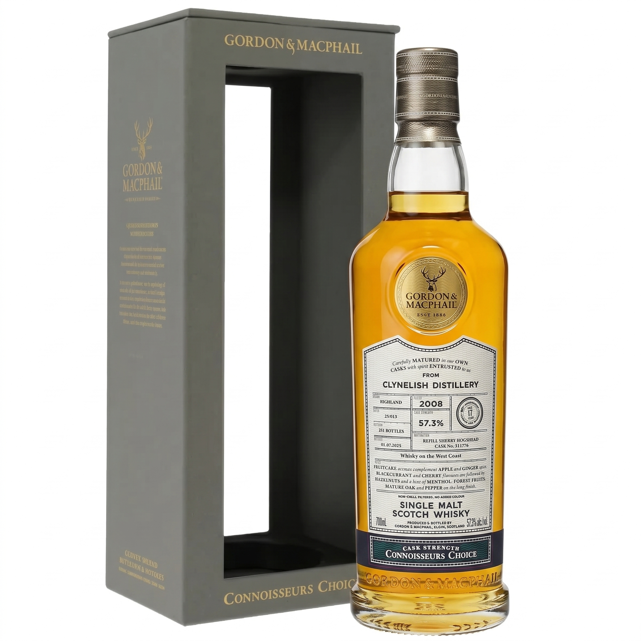 Gordon & MacPhail Connoisseurs Choice Clynelish 2008 17 Year Old "Whisky on the West Coast"