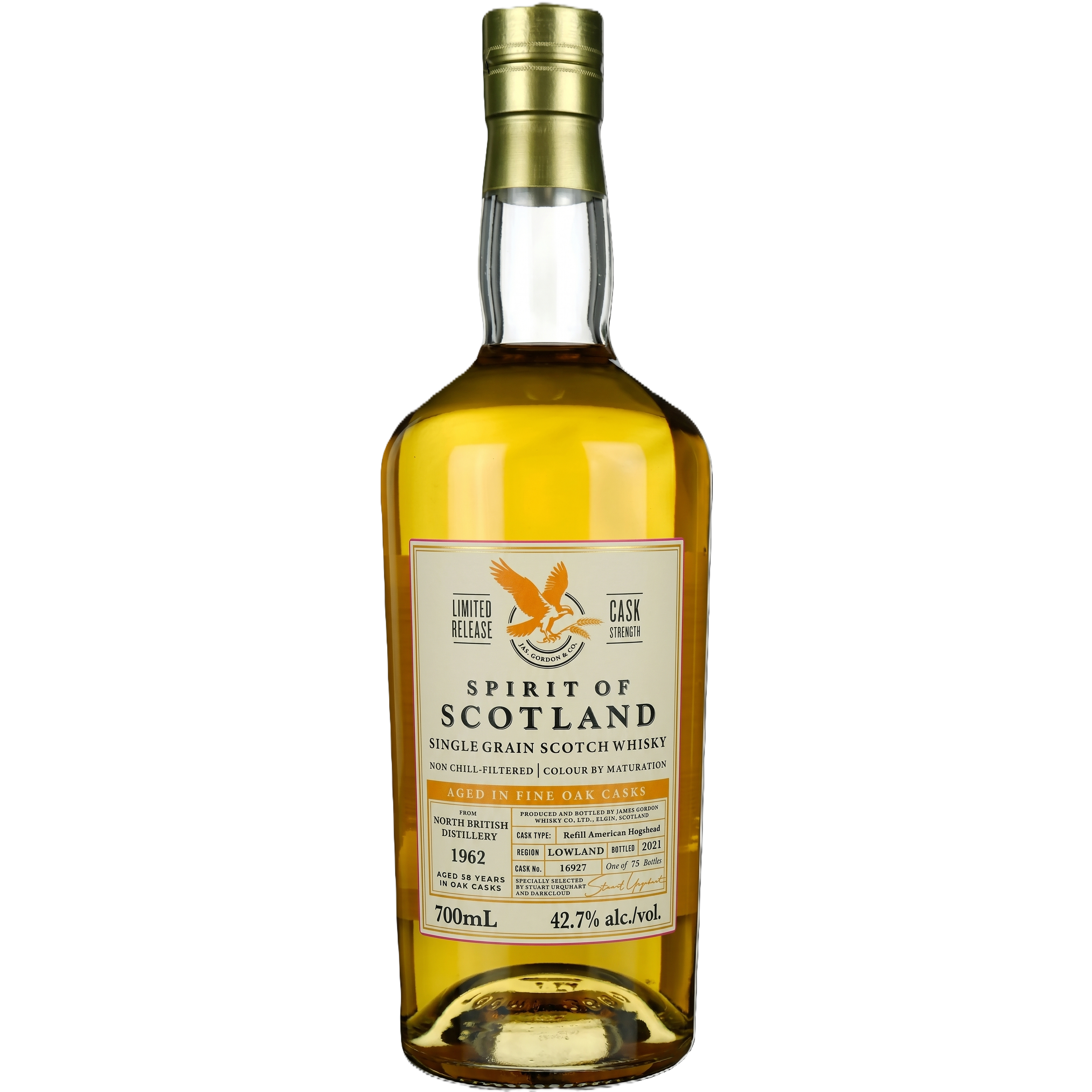 Gordon & Macphail Spirit of Scotland North British 1962 Cask No. 16927