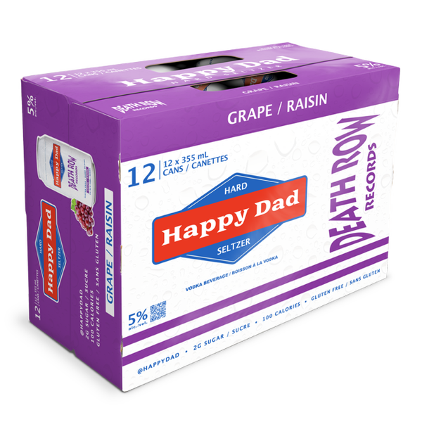 Happy Dad Hard Seltzer Grape 12 Cans – BSW Liquor