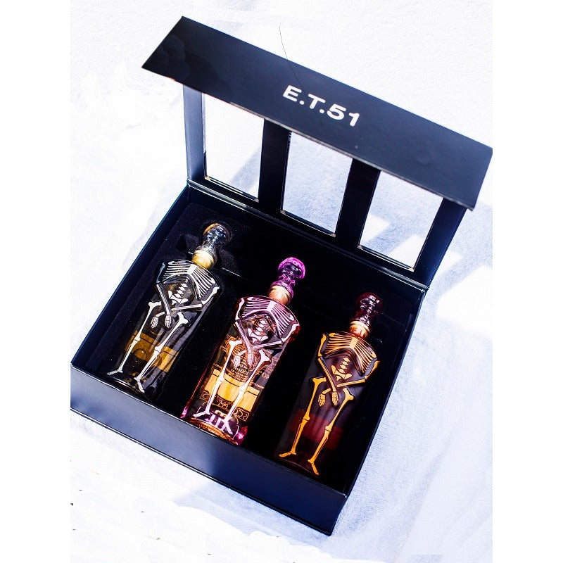 E.T. 51 Luxurious Set Rum Vodka Whisky Gift Pack 3x100ml
