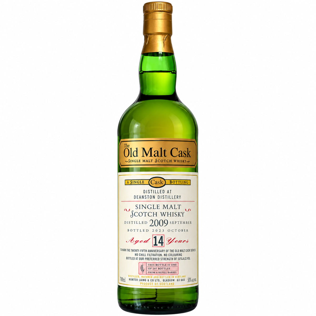Hunter Laing Old Malt Cask Deanston 14 Year Old 25th Anniversary Edition