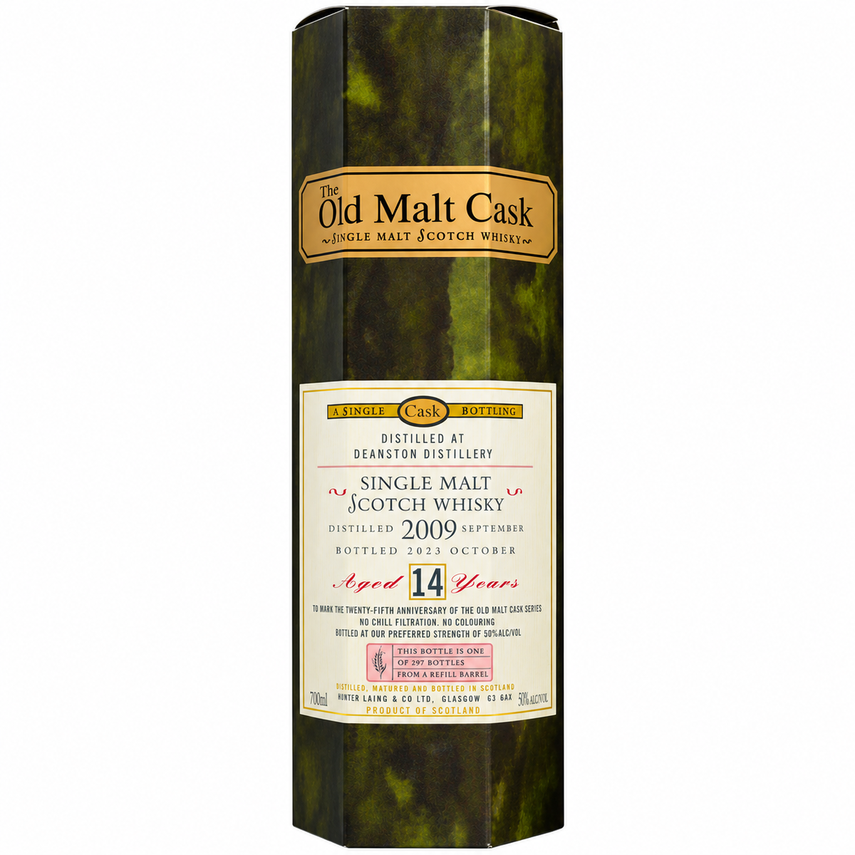 Hunter Laing Old Malt Cask Deanston 14 Year Old 25th Anniversary Edition
