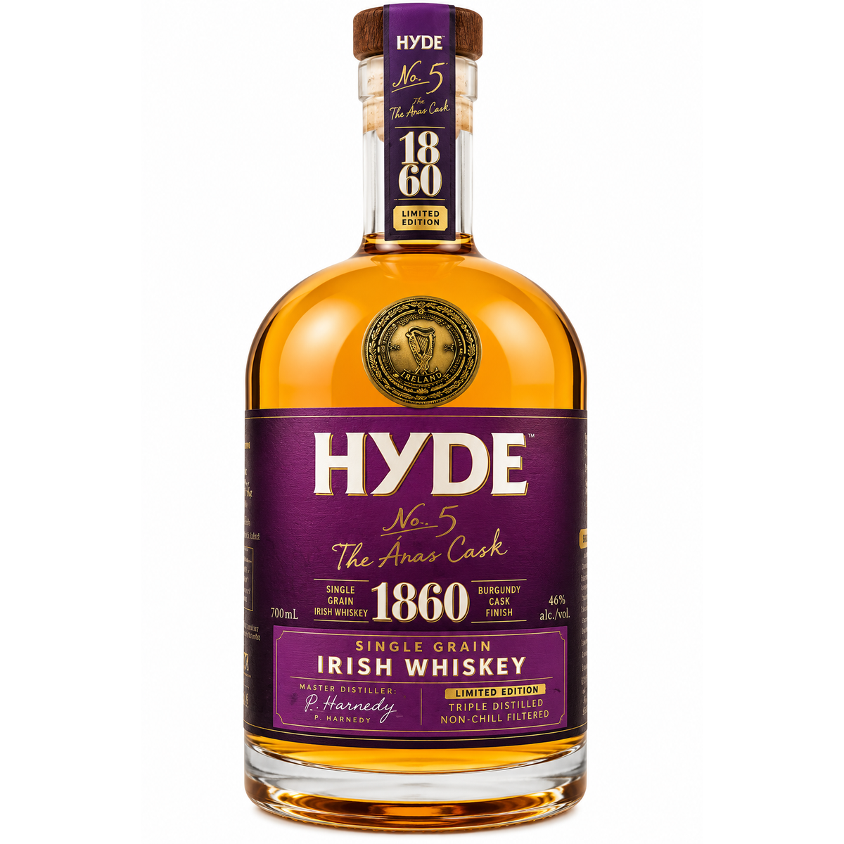Hyde 1860 Irish Whiskey Hyde No. 5 The Aras Cask 1860 Irish Whiskey
