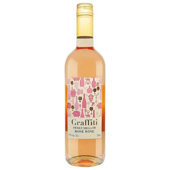 Graffiti Sweet Mellow Rose Wine 750ml