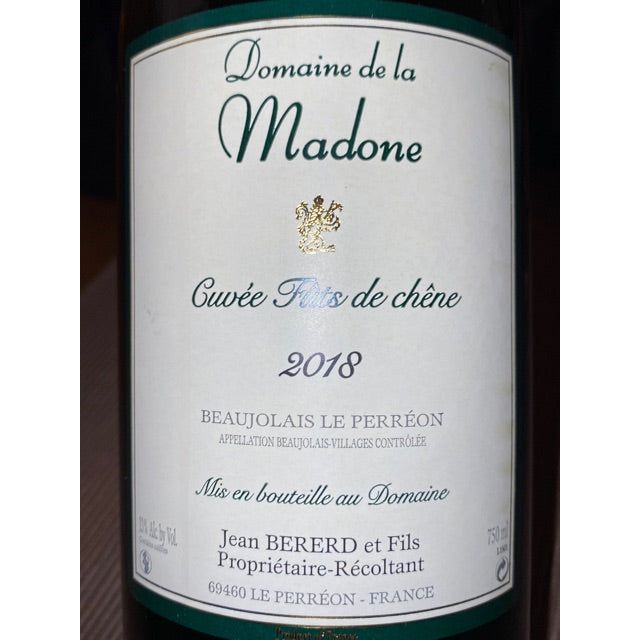Domaine De La Madone Beaujolais Cuvée Futs De Chene 2020 750ml