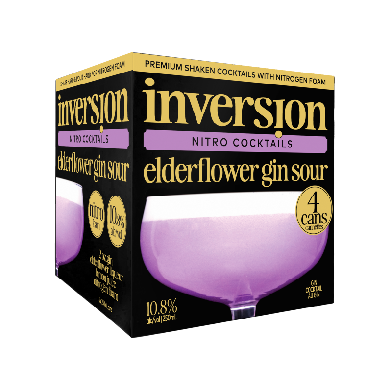 Inversion Nitro Elderflower Gin Sour 4 Cans