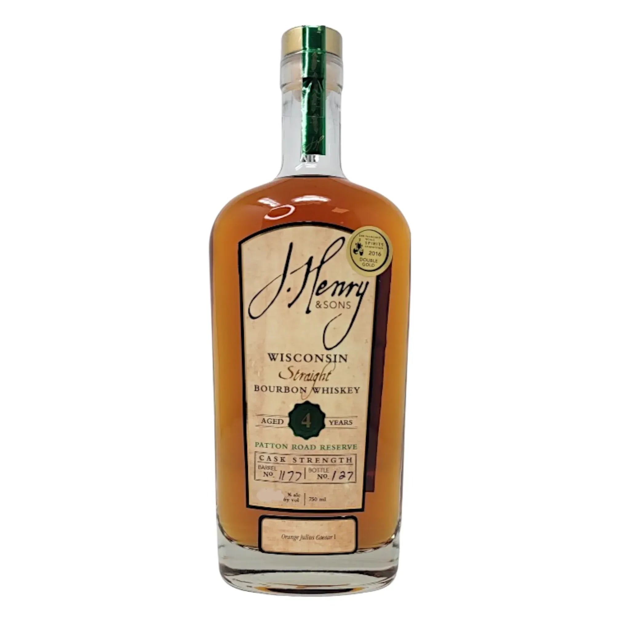 J. Henry Patton Road Reserve Bourbon