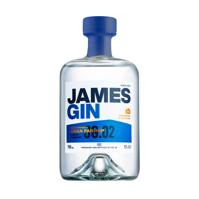 James Gin By James May Asian Parsnip Gin Navy Strength