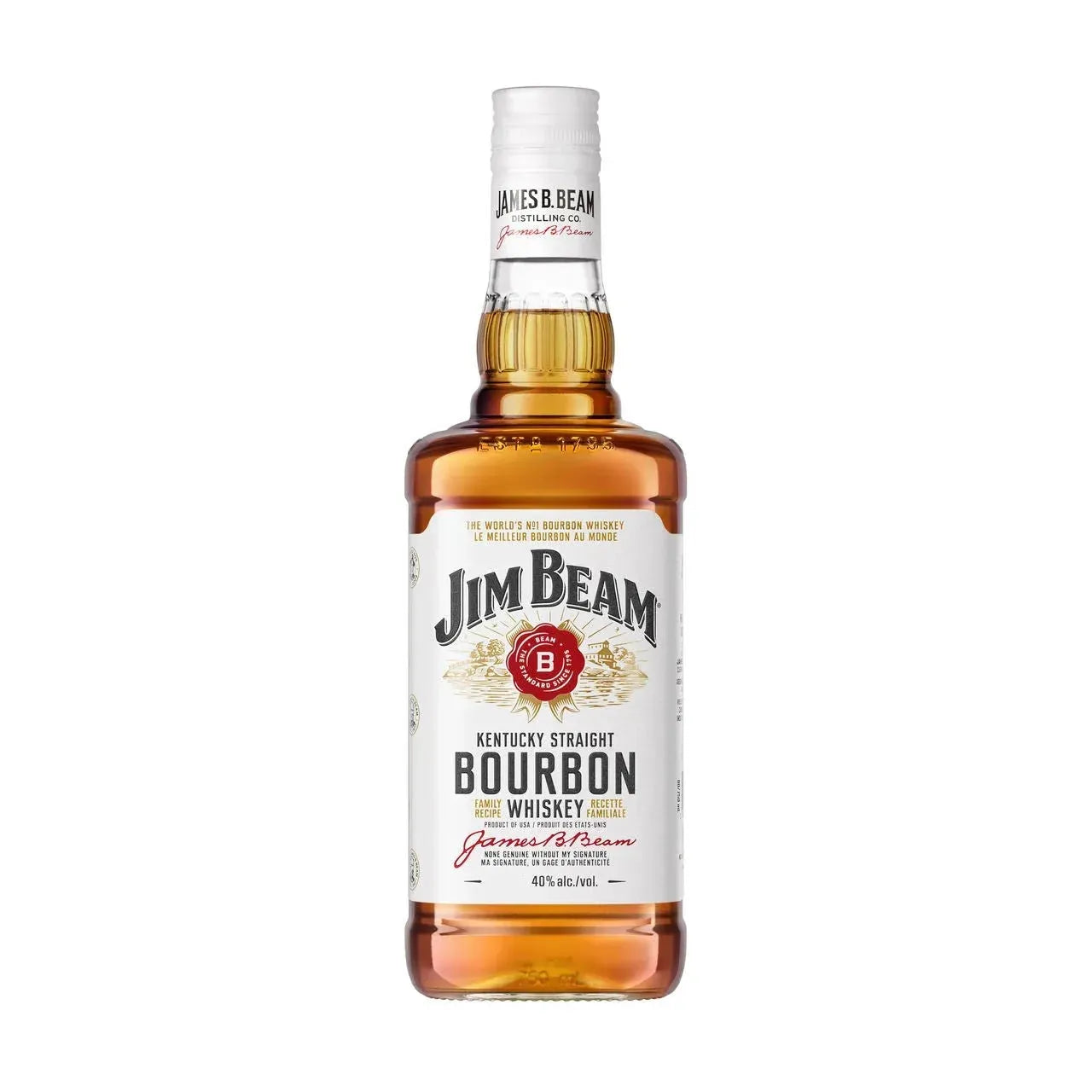 Jim Beam White Label Kentucky Straight Bourbon 1.14L