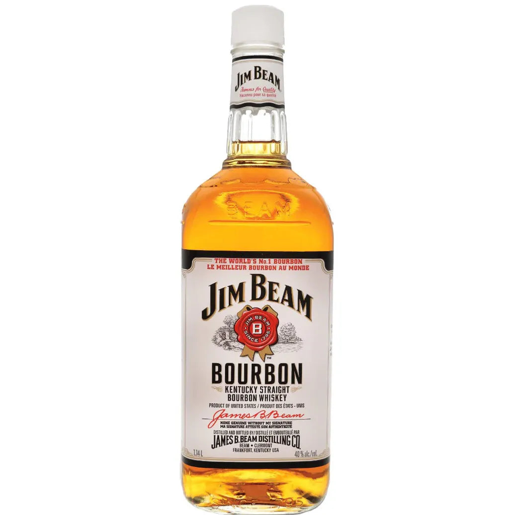 Jim Beam White Label Kentucky Straight Bourbon 1.14L
