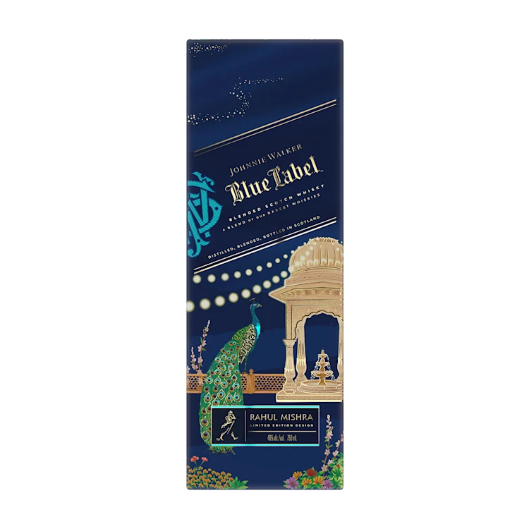 Johnnie Walker x Rahul Mishra Blue Label Diwali Limited Edition