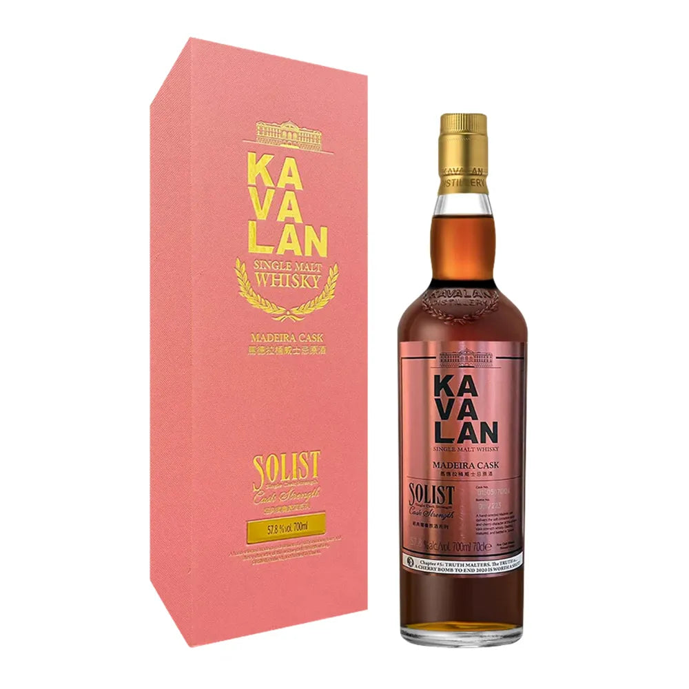 Kavalan Solist Madeira Cask Truth Malters Chapter #5 Taiwanese Single Malt Whisky