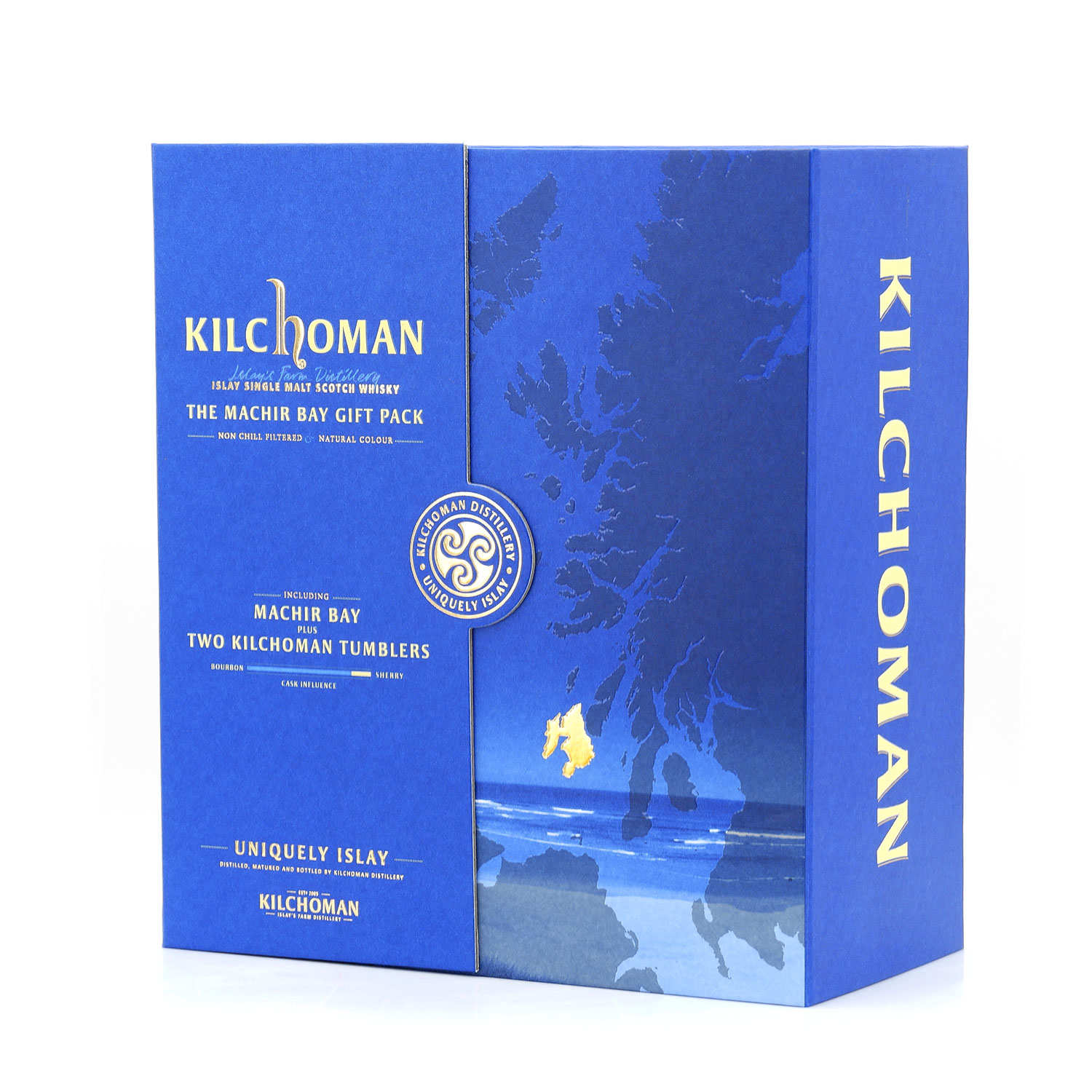 Kilchoman Machir Bay Whisky Gift Pack with Glasses