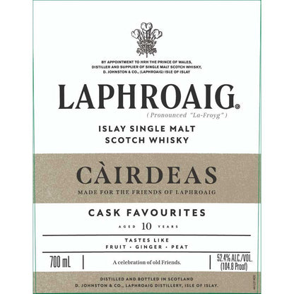 Laphroaig Cairdeas 2024 Cask Favourites 10 Year Old