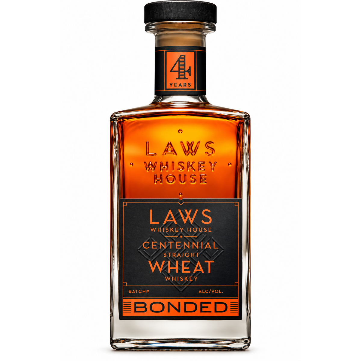 Laws Bottled in Bond Centennial Straight Wheat Whiskey