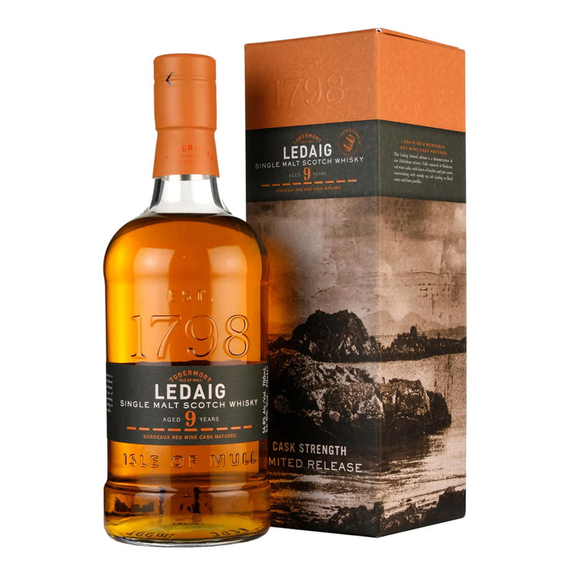 Ledaig Bordeaux Red Wine Cask Matured Whisky 2012 9 Year Old 56.8% 700ml