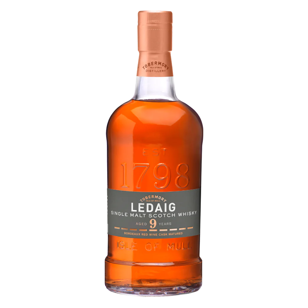 Ledaig Bordeaux Red Wine Cask Matured Whisky 2012 9 Year Old