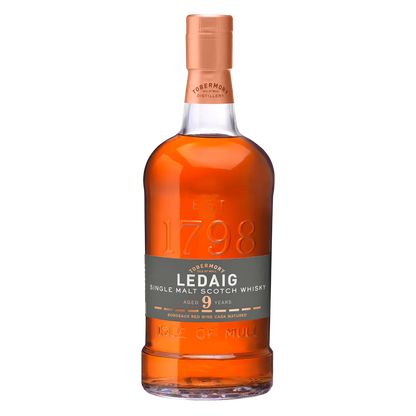 Ledaig Bordeaux Red Wine Cask Matured Whisky 2012 9 Year Old