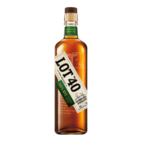 Lot No. 40 Single Copper Pot Still Canadian Whisky 750ml