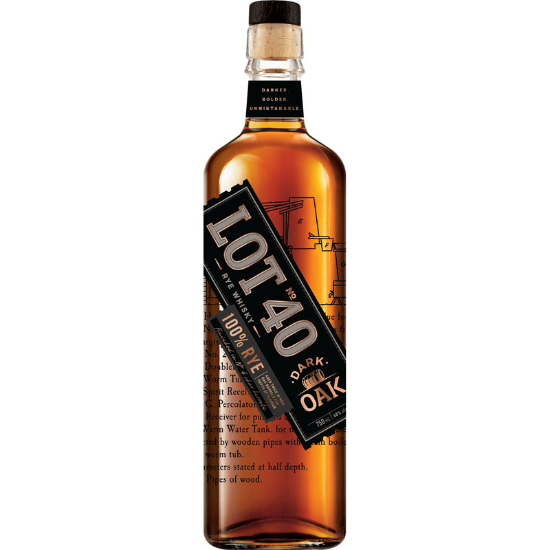 Lot No. 40 Dark Oak Canadian Whisky 750ml