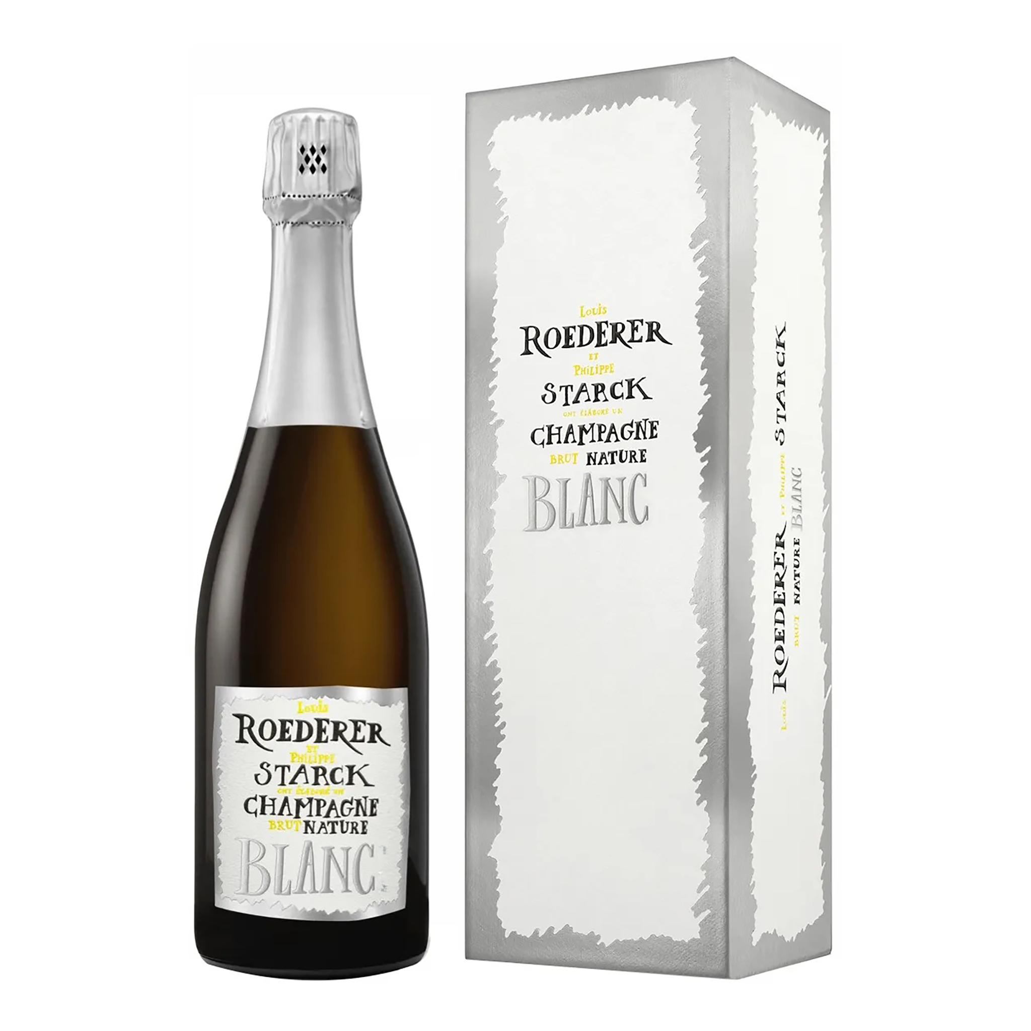 Louis Roederer et Phillipe Starck Brut Nature Blanc