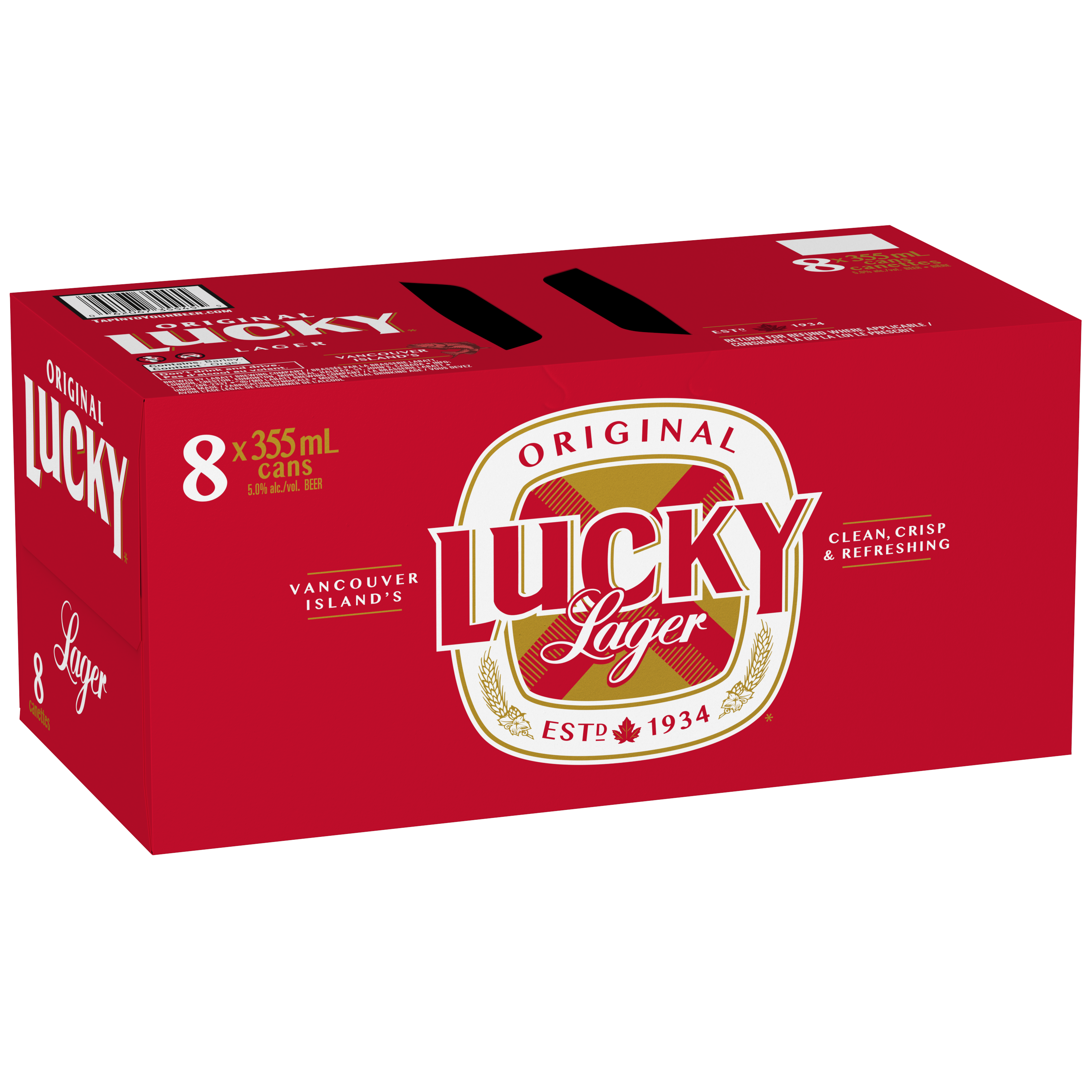 Lucky Lager 8x355ml Cans
