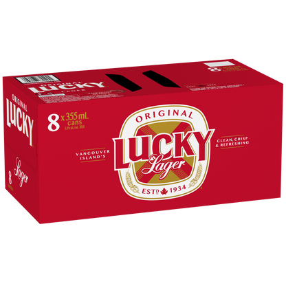Lucky Lager 8x355ml Cans