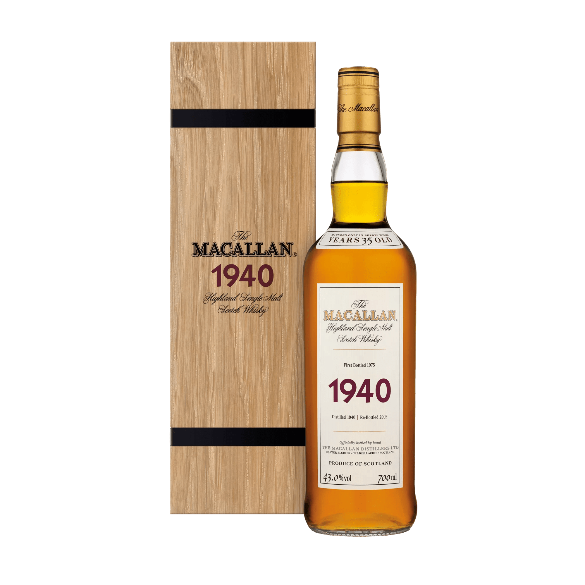 The Macallan Fine & Rare 1940 Bottled in 1975 700ml
