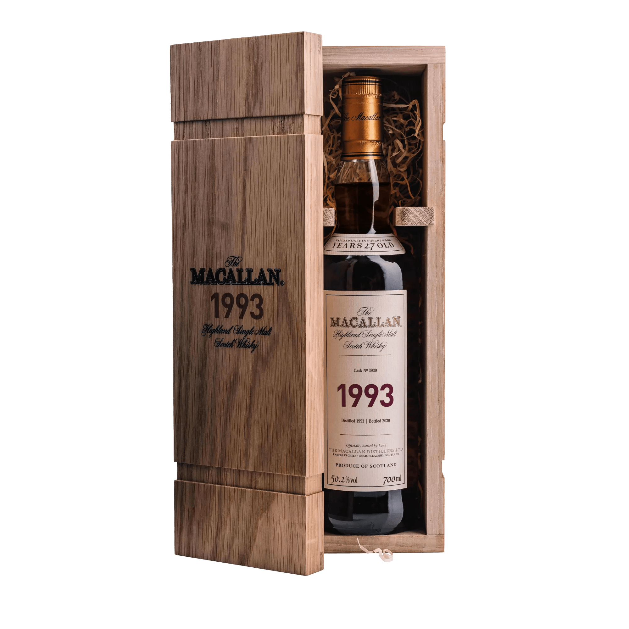 The Macallan Fine & Rare 1993 Cask No. 3939 700ml