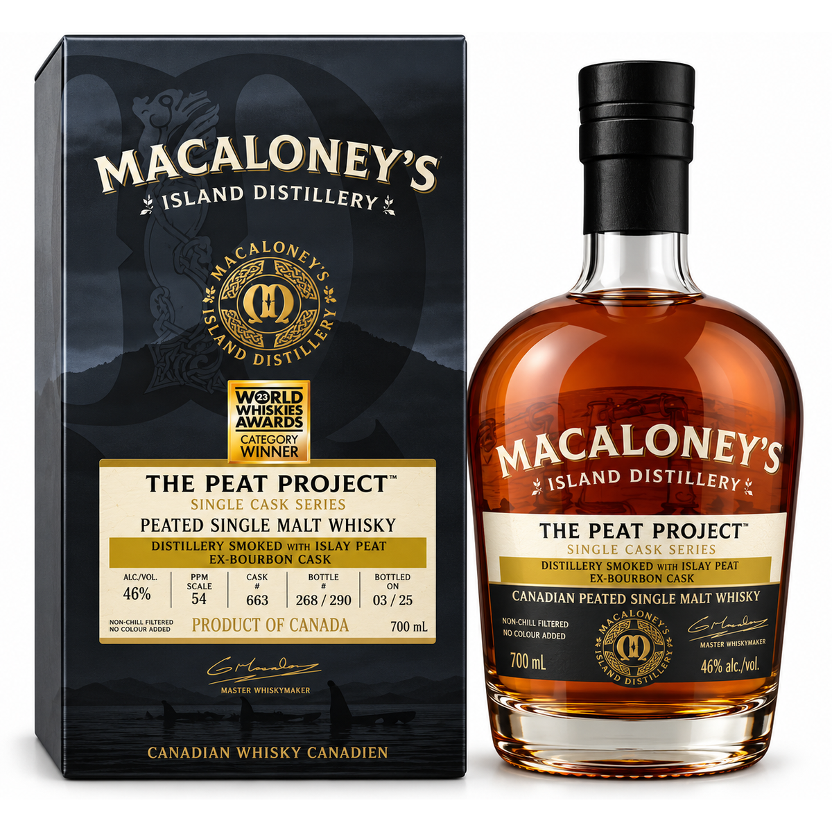 Macaloneys The Peat Project Islay Peat EBC