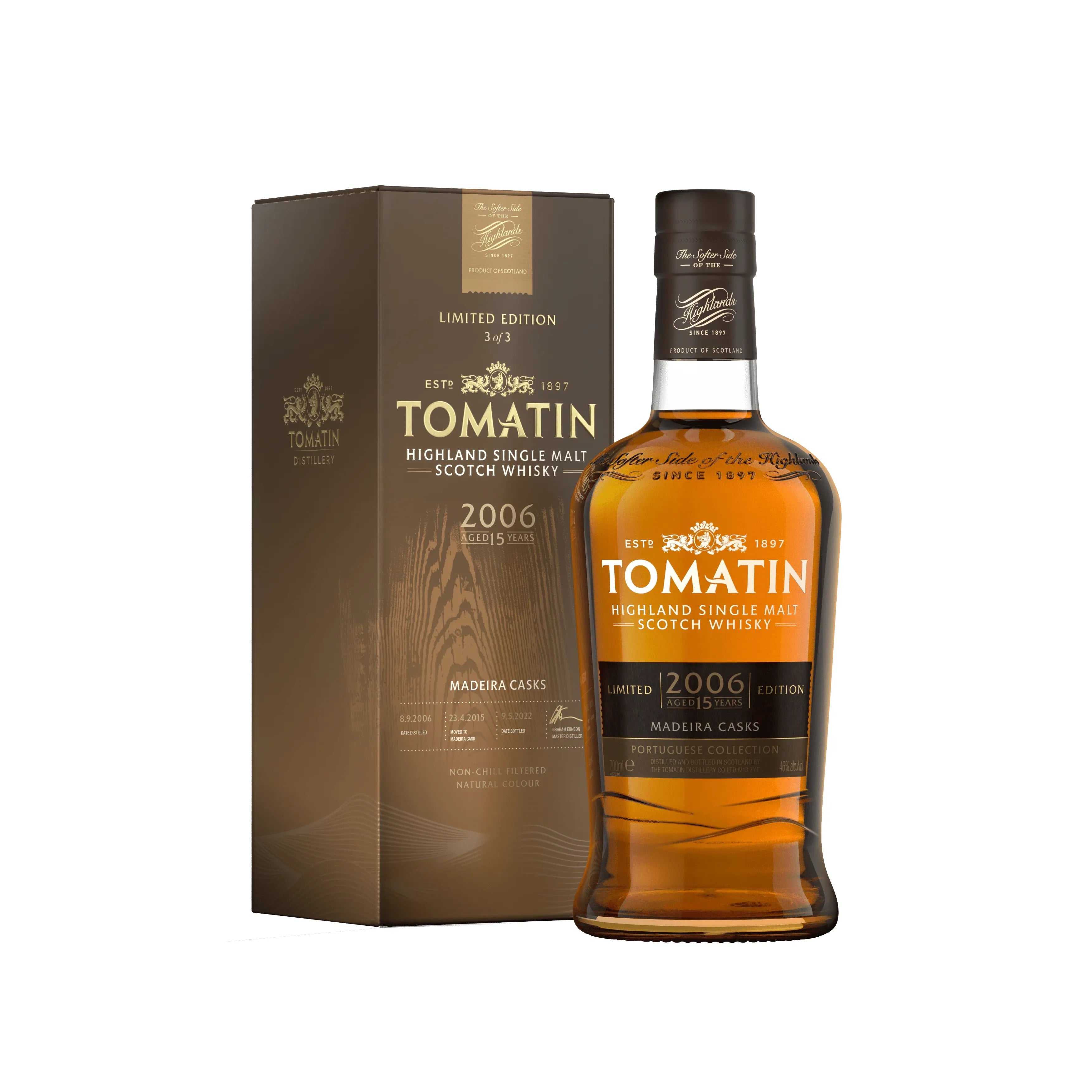 Tomatin Portuguese Collection 2006 15 Year Old Madeira Cask 700ml