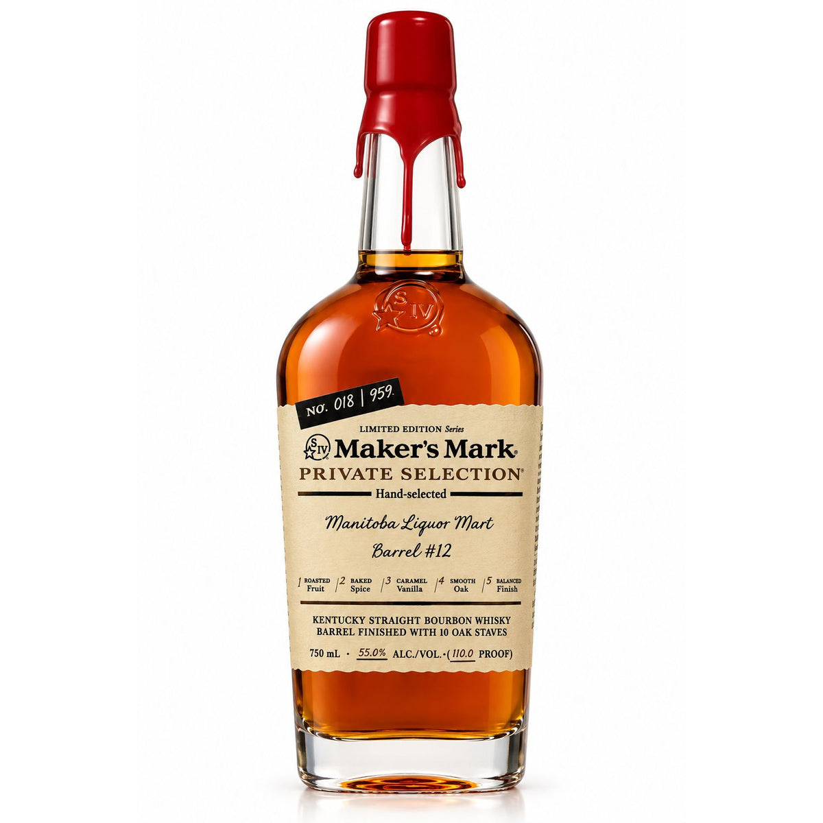 Maker's Mark Private Select Barrel 12 Kentucky Straight Bourbon Whiskey